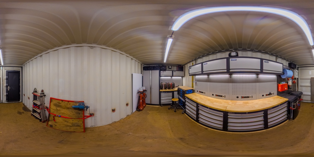 Recorrido virtual del contenedor de herramientas de Cr8las